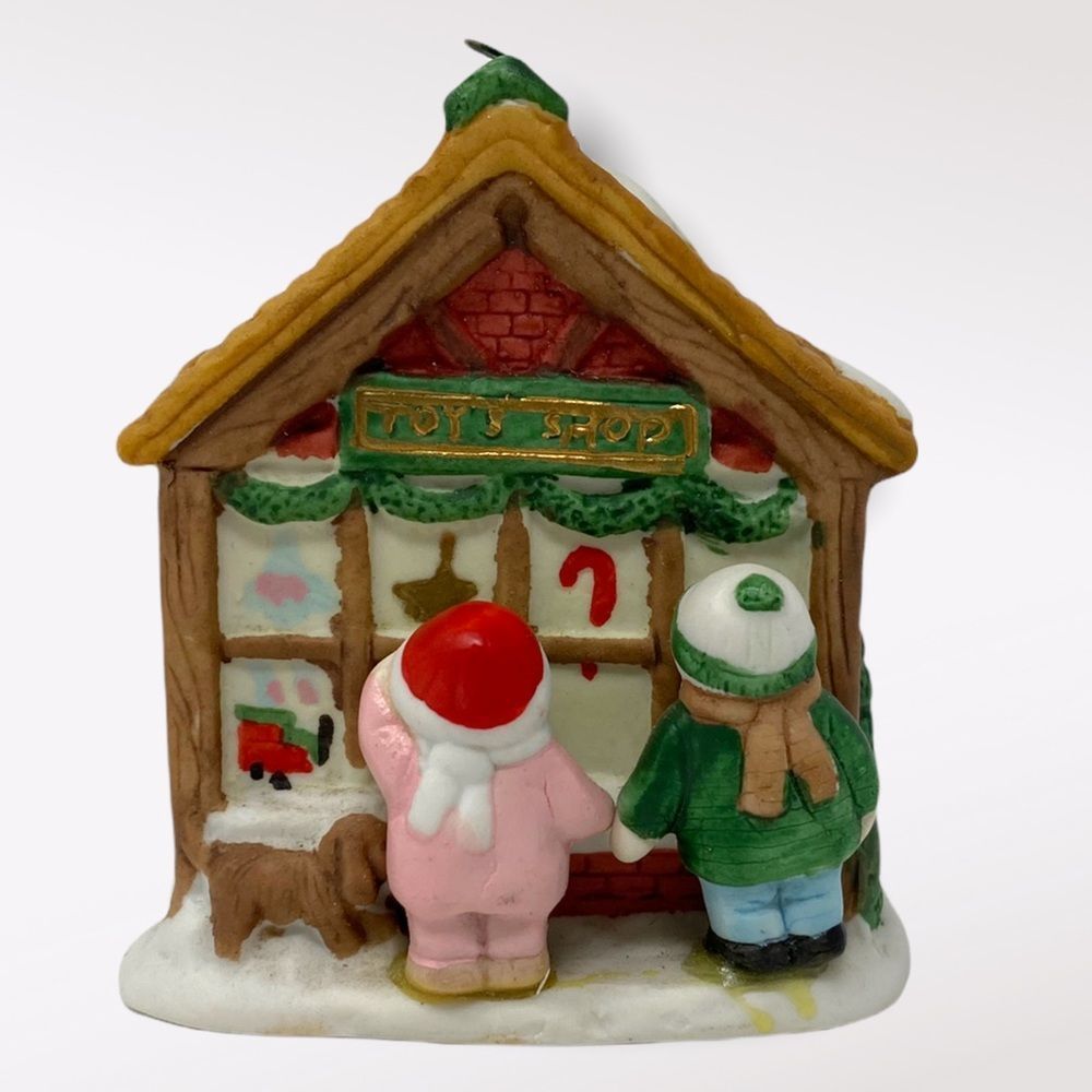 Vintage | Toy Shop Christmas Village Decor